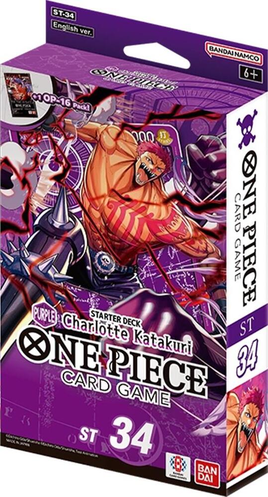 One Piece Card Game Starter Deck Purple Charlotte Katakuri ST-34