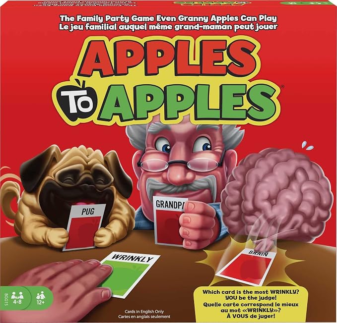 Mattel Apples to Apples Party Box Set of 3 Card Games