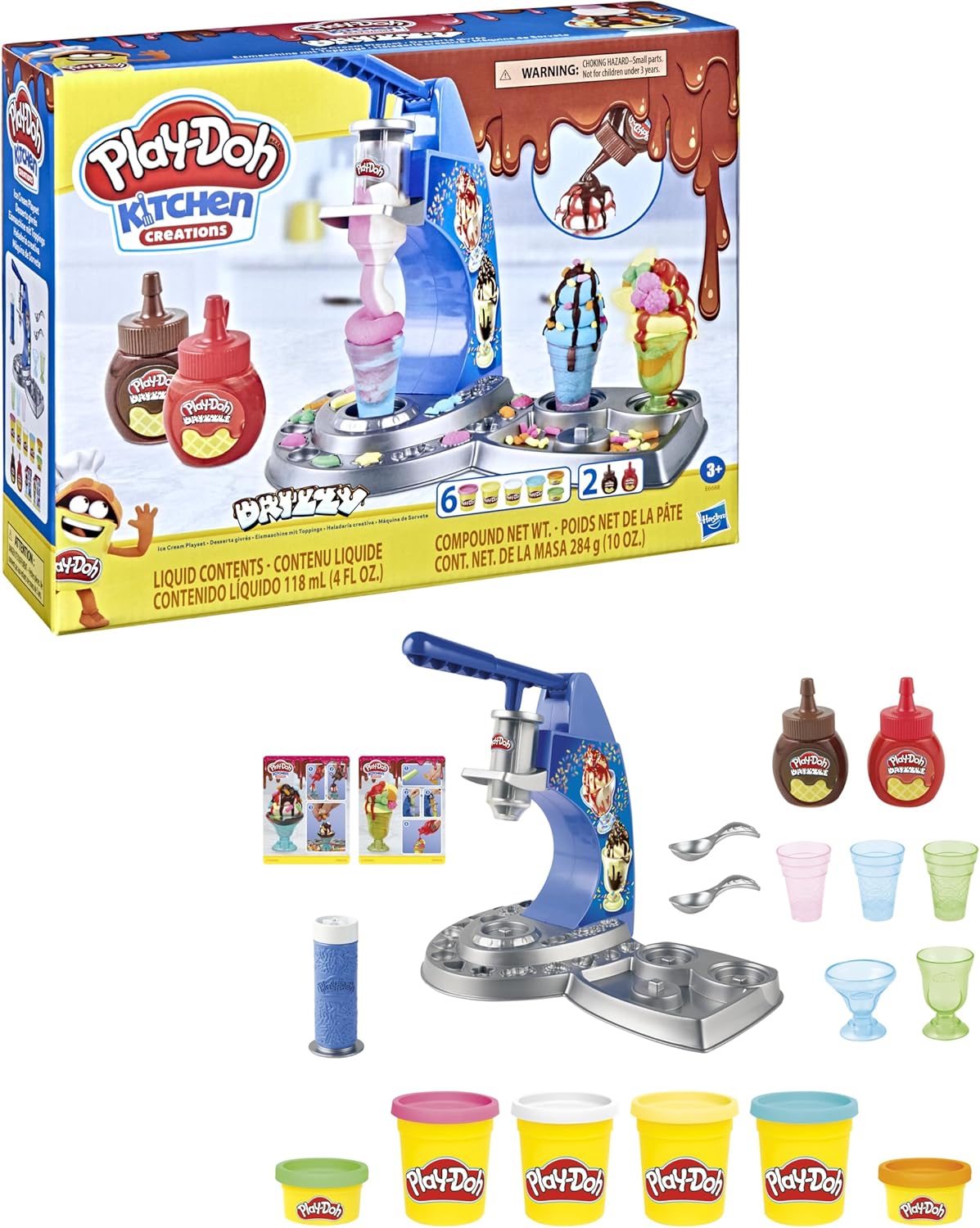 Play-Doh Kitchen Creations Drizzy Ice Cream Playset