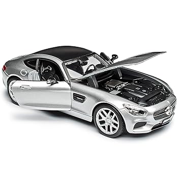 Maisto Mercedes Amg Gt Silver 1:18 Model
