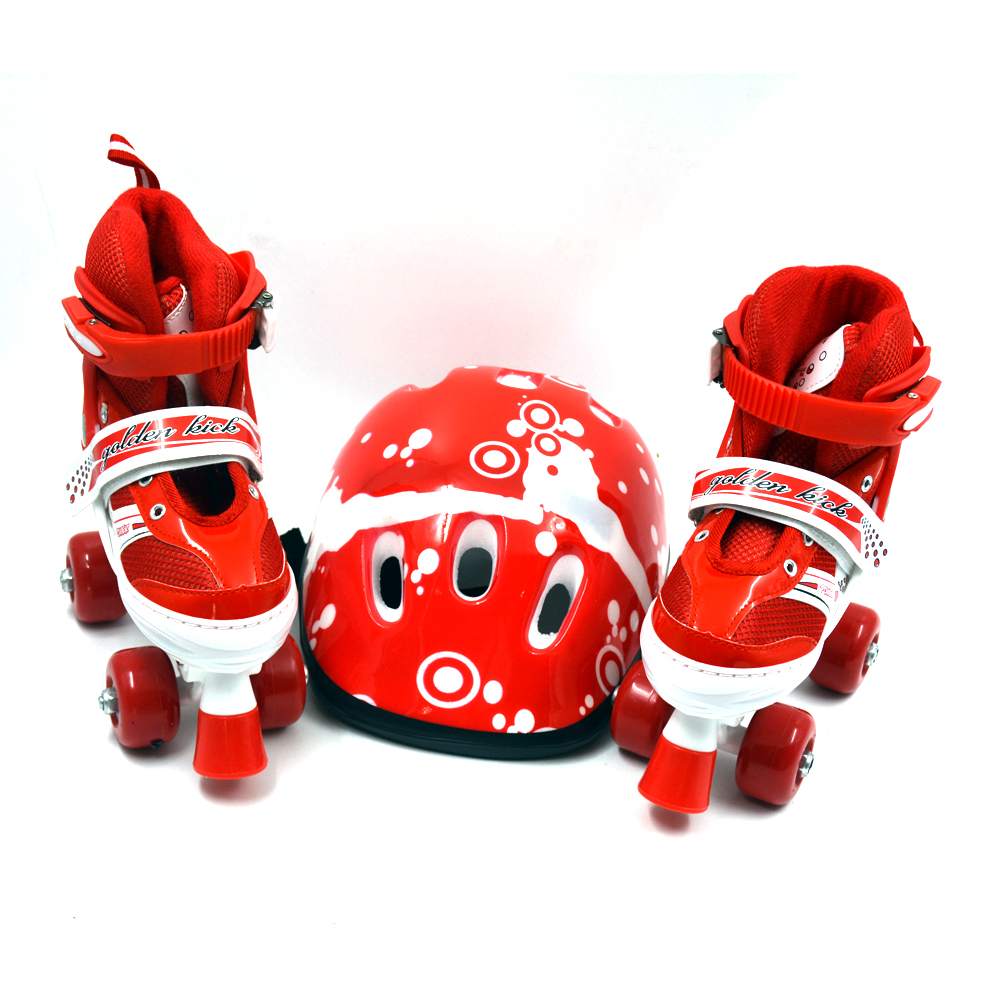 Skating Shoes 4 Wheel (Assorted Colors, Sold As Single)