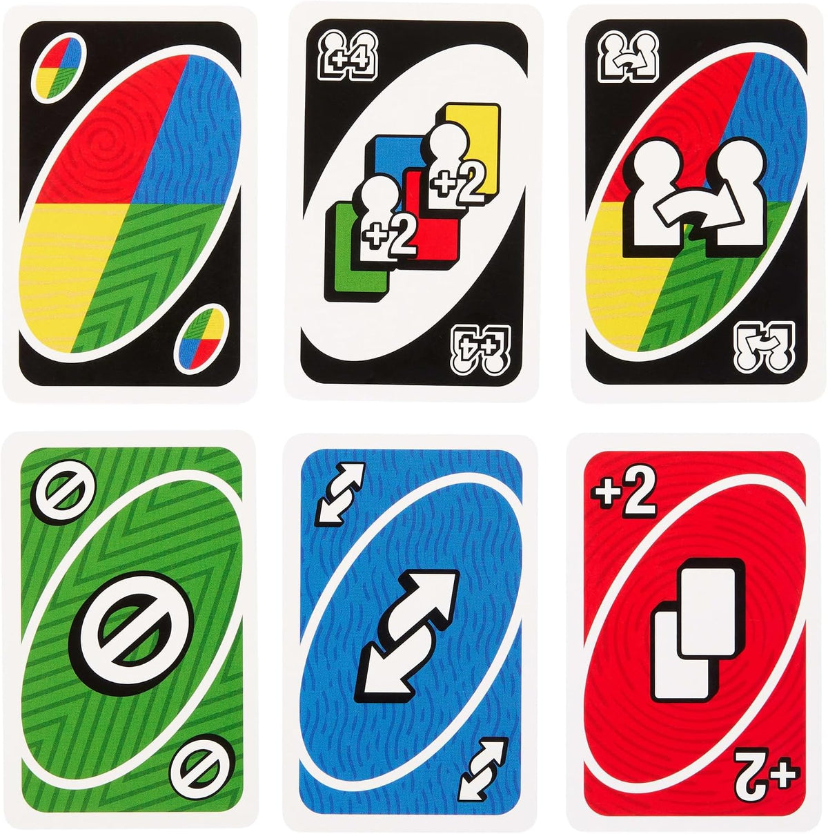 UNO Teams Card Game for Family Nights and Travel with Colorblind Accessible Cards