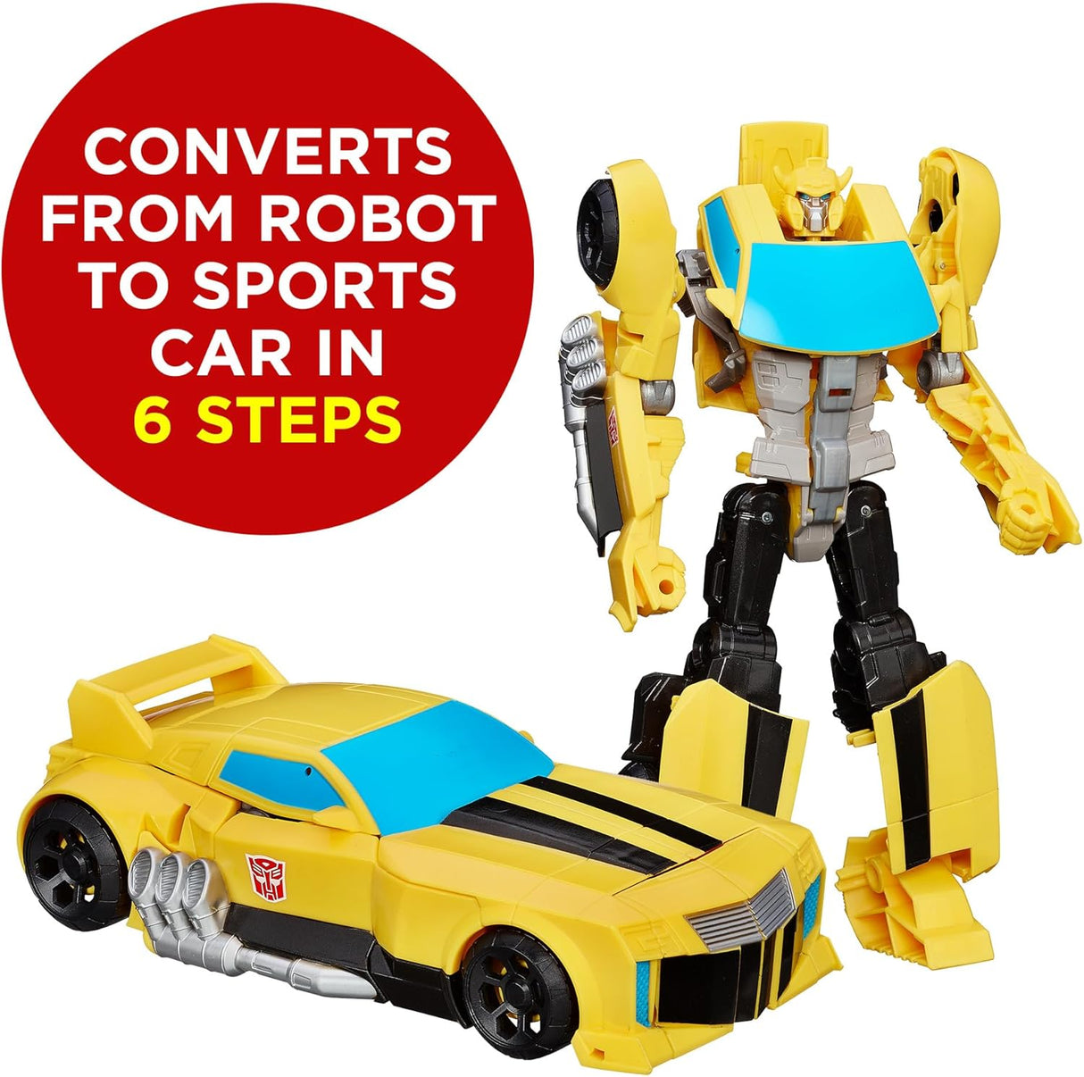 Transformers Heroic Bumblebee Action Figure – 11 Inch