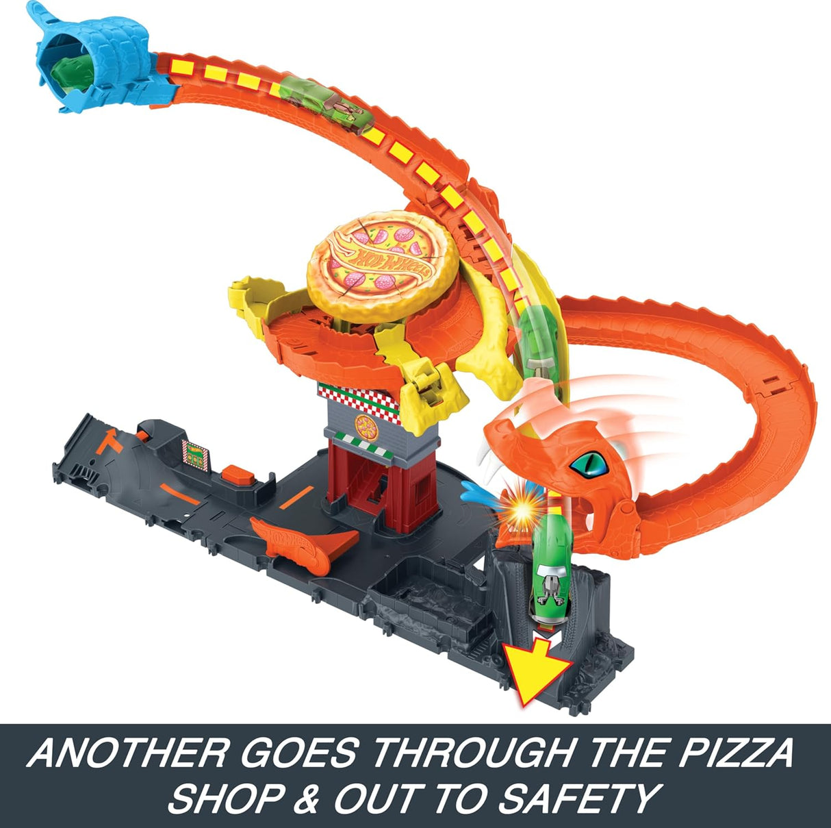 Hot Wheels Pizza Slam Cobra Attack Playset