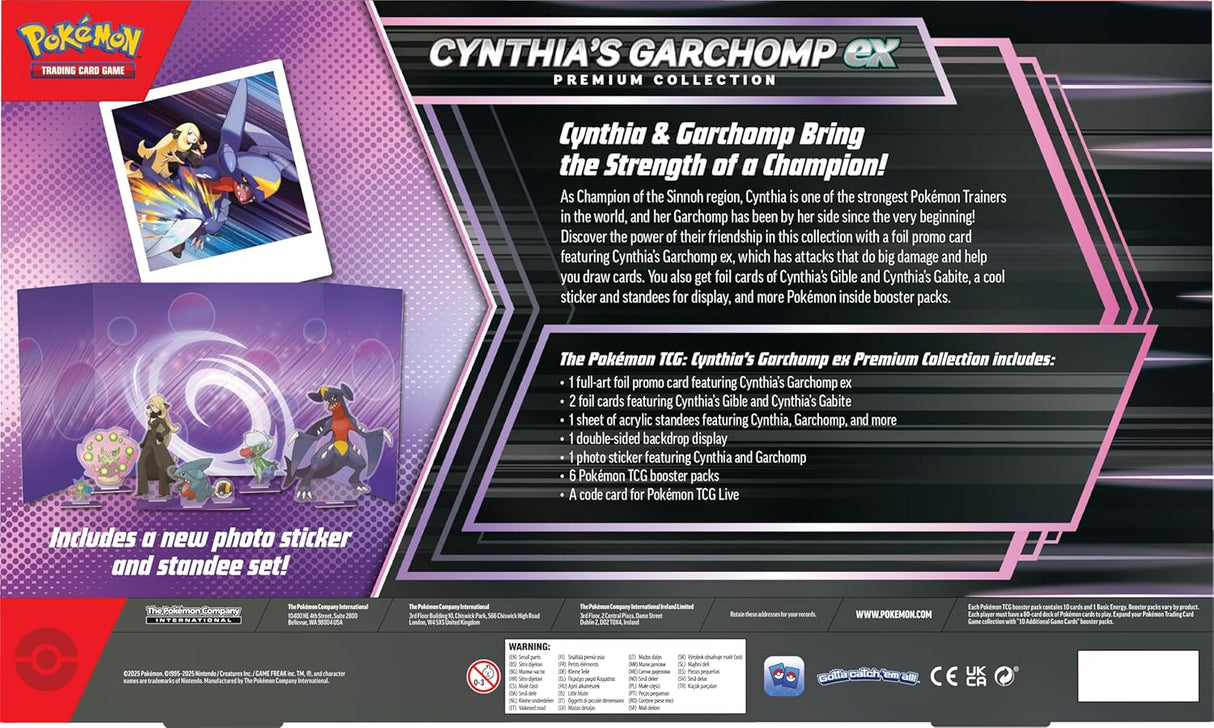 Pokemon TCG Cynthias Garchomp Ex Premium Collection