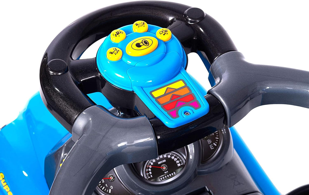 Quick Coupe Ride-On Car – Red / Blue / Magenta