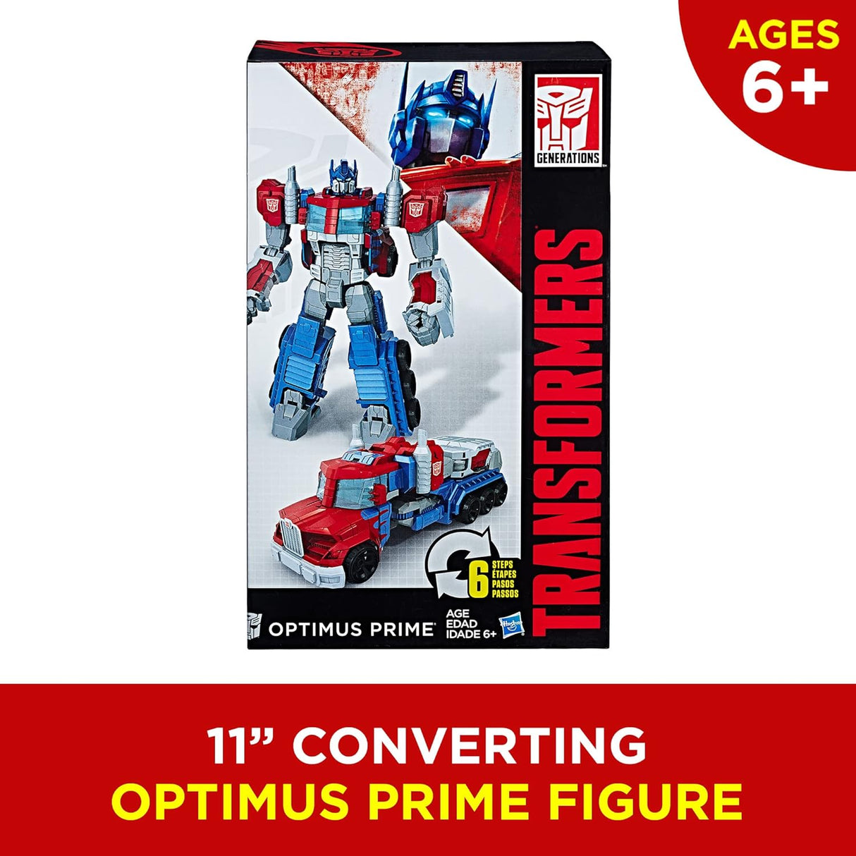 Hasbro Transformers Generations Cyber Commander Series Optimus Prime Figure 11-inch Scale