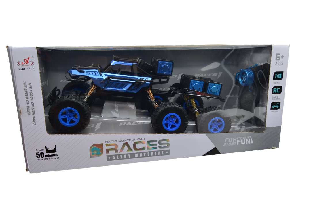 1:8 6-Wheel Drive Remote Control Car – Oversized Off-Road Vehicle