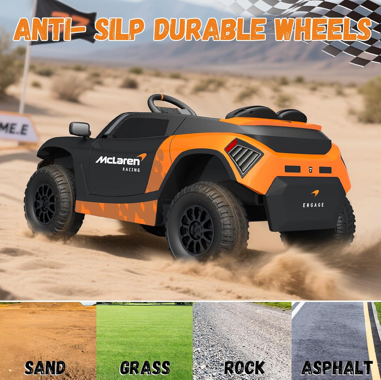 24V Mclaren Kids Electric Car Ride On Toy with Remote Control