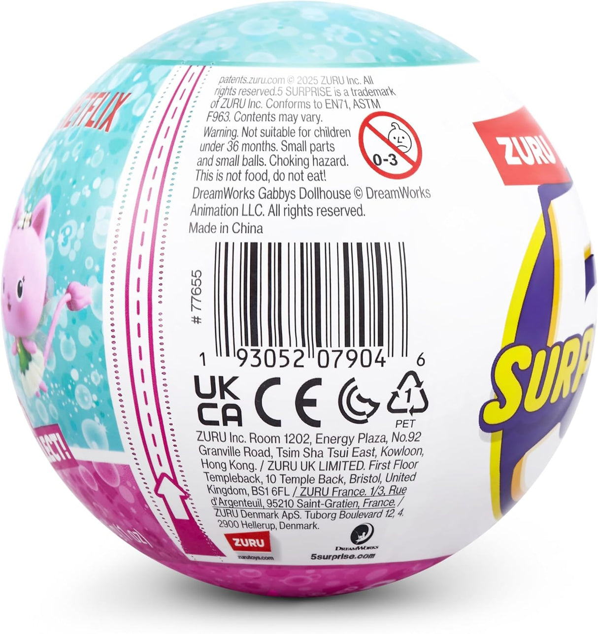 5 Surprise Gabby's Dollhouse Mini Figures and Accessories with 45+ Surprises - Assorted