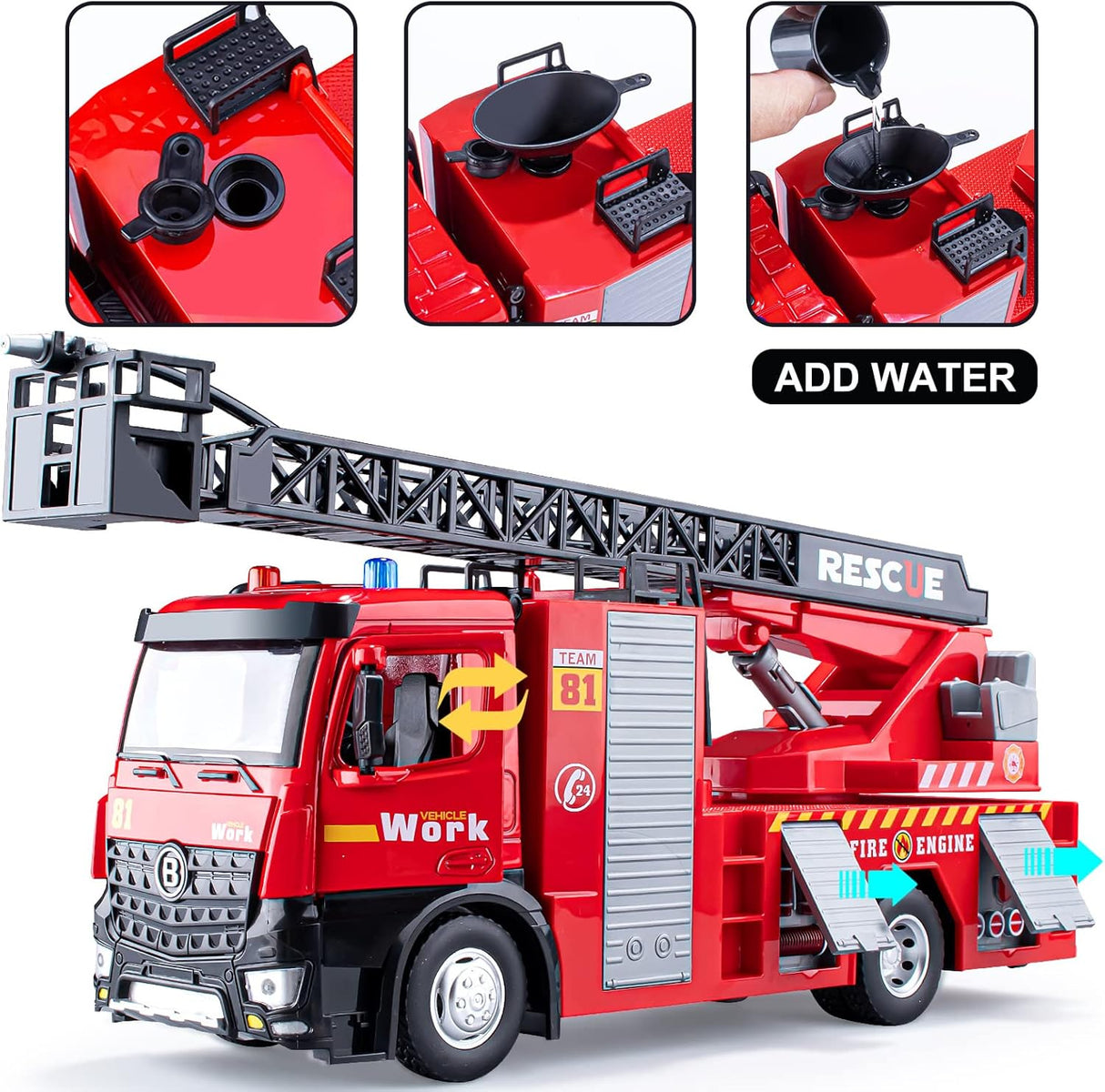 Fire Truck Model Diecast Toy