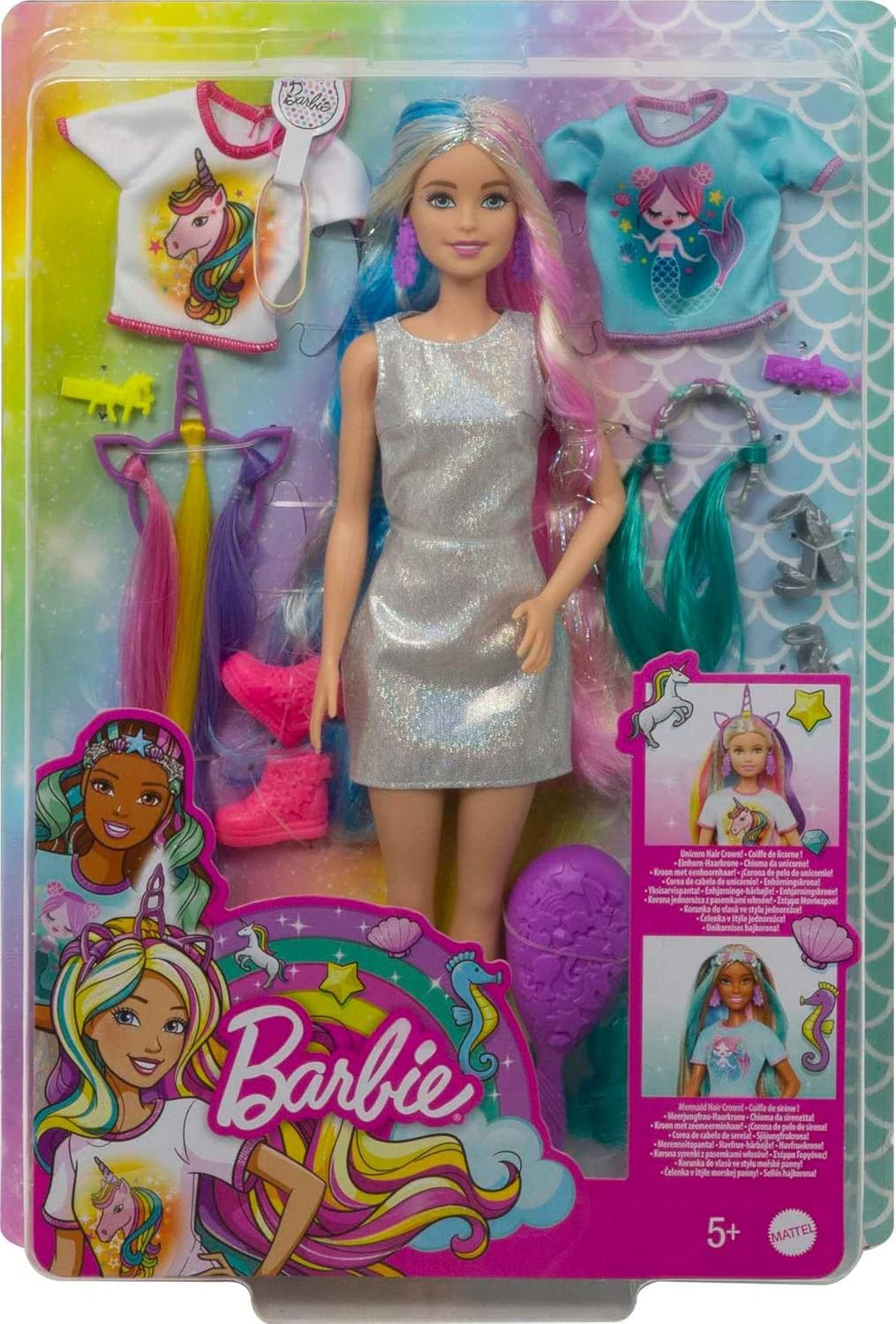 Barbie Fantasy Hair Doll & Accessories