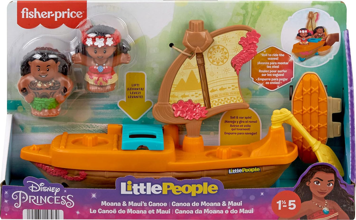 Fisher-Price Little People Disney Princess Moana & Maui’s Canoe