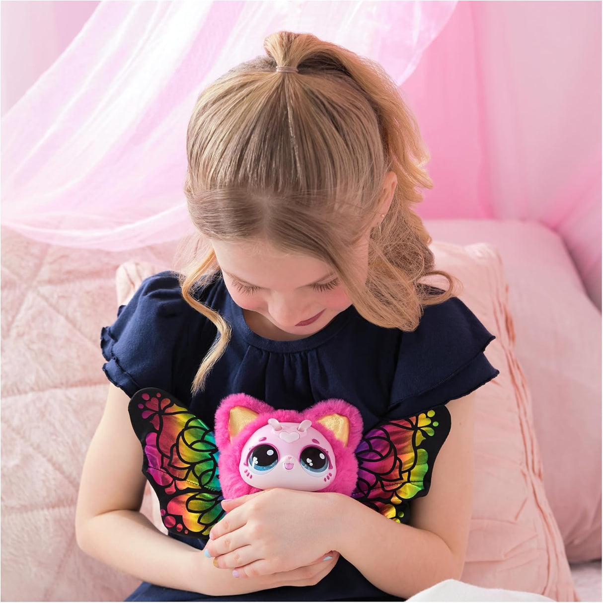 Hatchimals Bloomables Kittyfly Interactive Toy