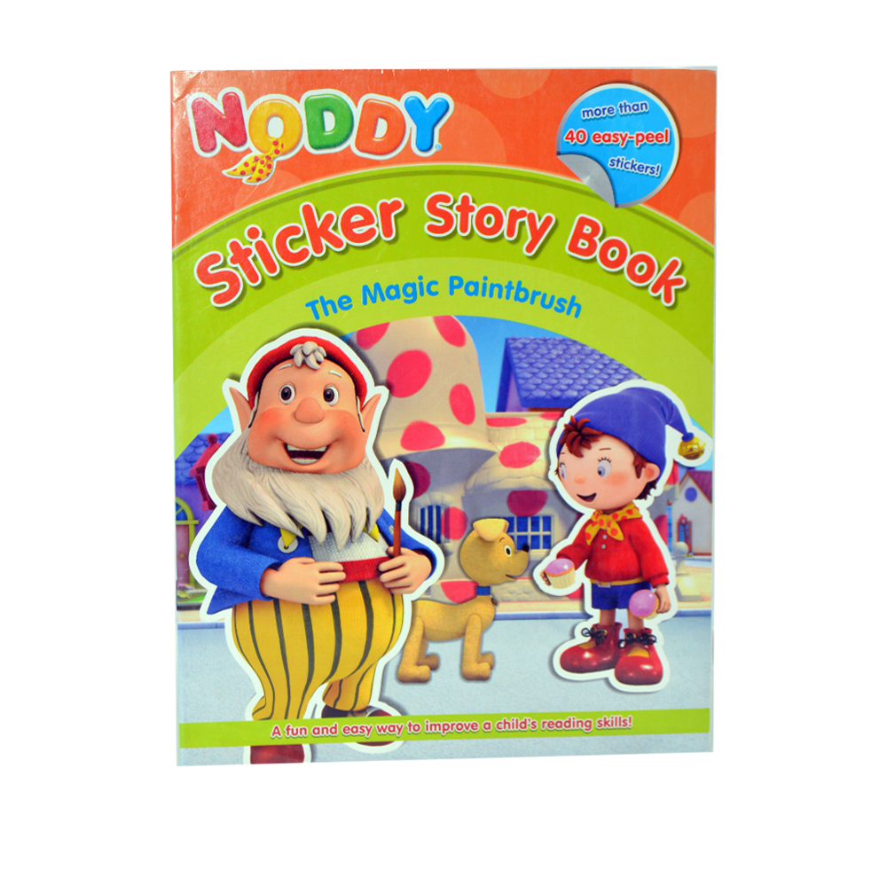 Sticker Story Book With Magic Paint Brus