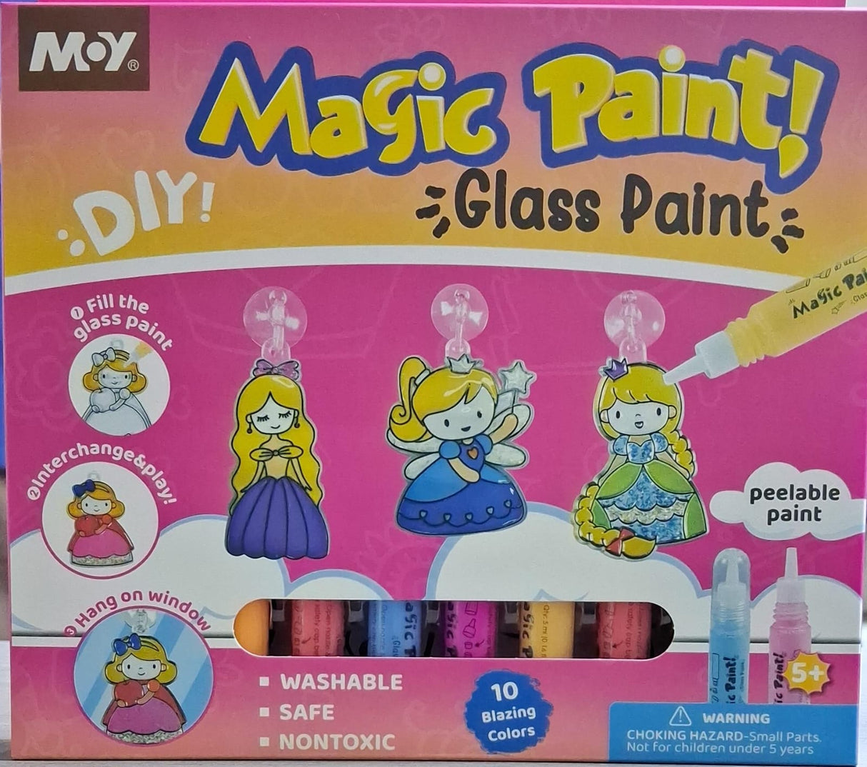 DIY Magic Glass Paint Set – Creative Window Art & Glass Painting Kit for Kids