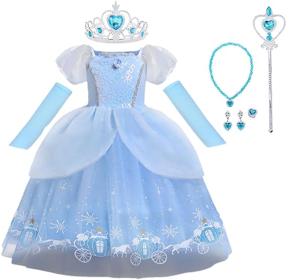 Links to CINDERELLA PREMIUM COSTUME SET 120 CM  by