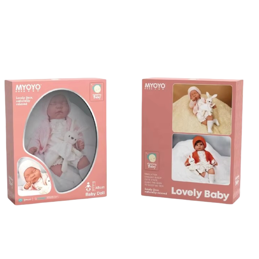 Myoyo Sleeping Baby Doll 48 cm (Assorted Designs, Sold as Single)