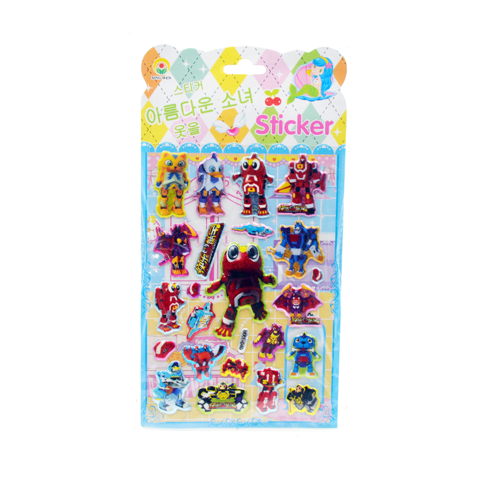 Puffy Stickers Assorted Mx1 046