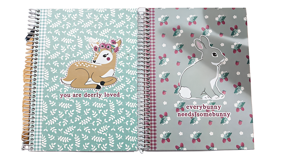 Ancor A5 Sweet Friends Spiral Notebook (80 Sheets, 90g)