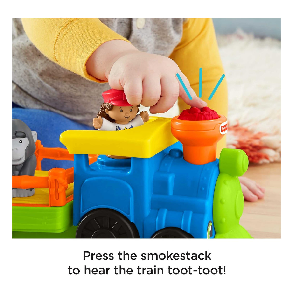 Fisher-Price Little People Toddler Toy Train Choo-Choo Zoo