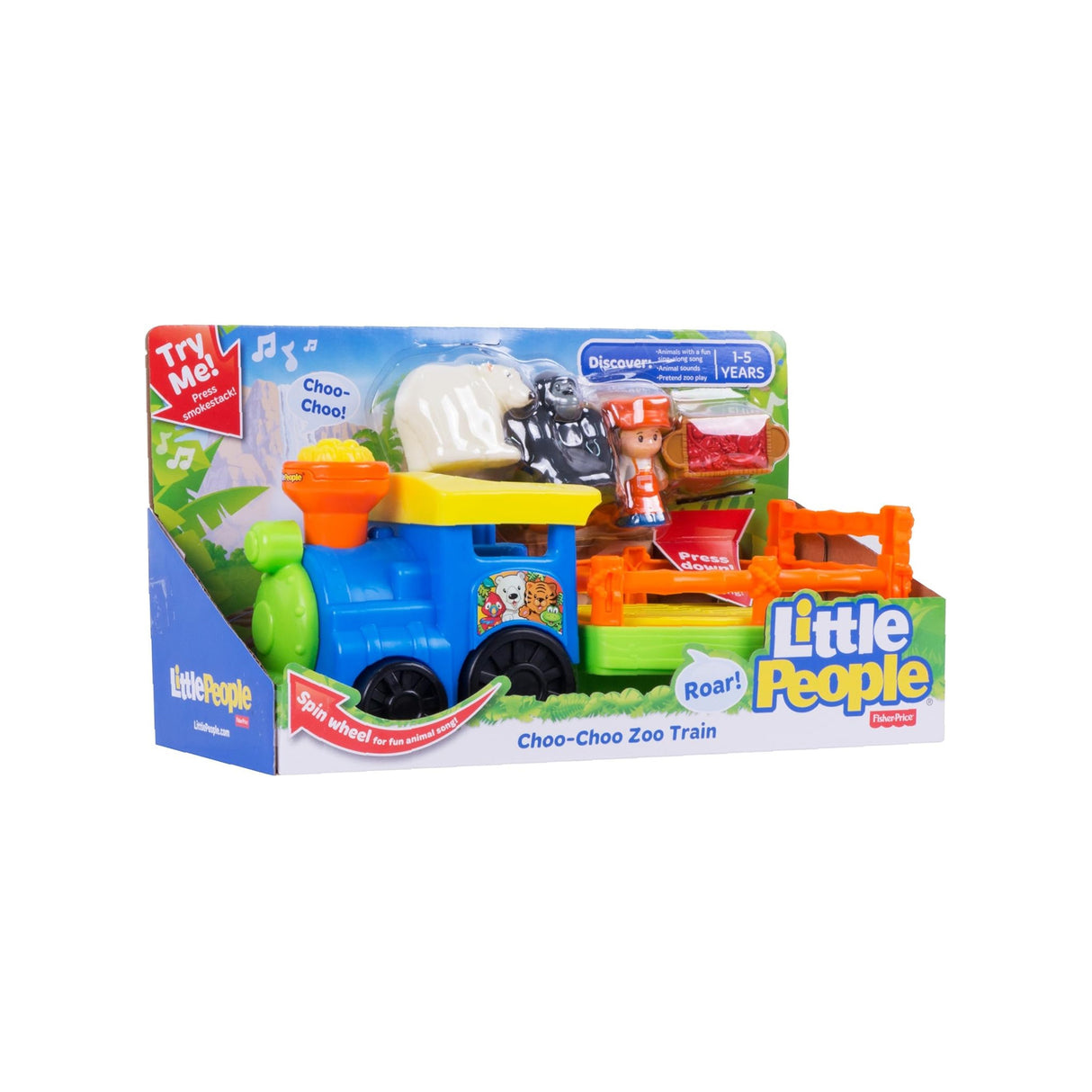 Fisher-Price Little People Toddler Toy Train Choo-Choo Zoo