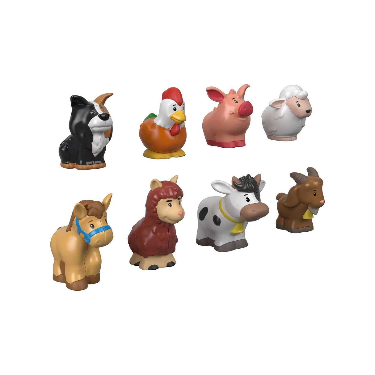 Fisher-Price Little People Farm Animal Friends 8-Piece Figure Set