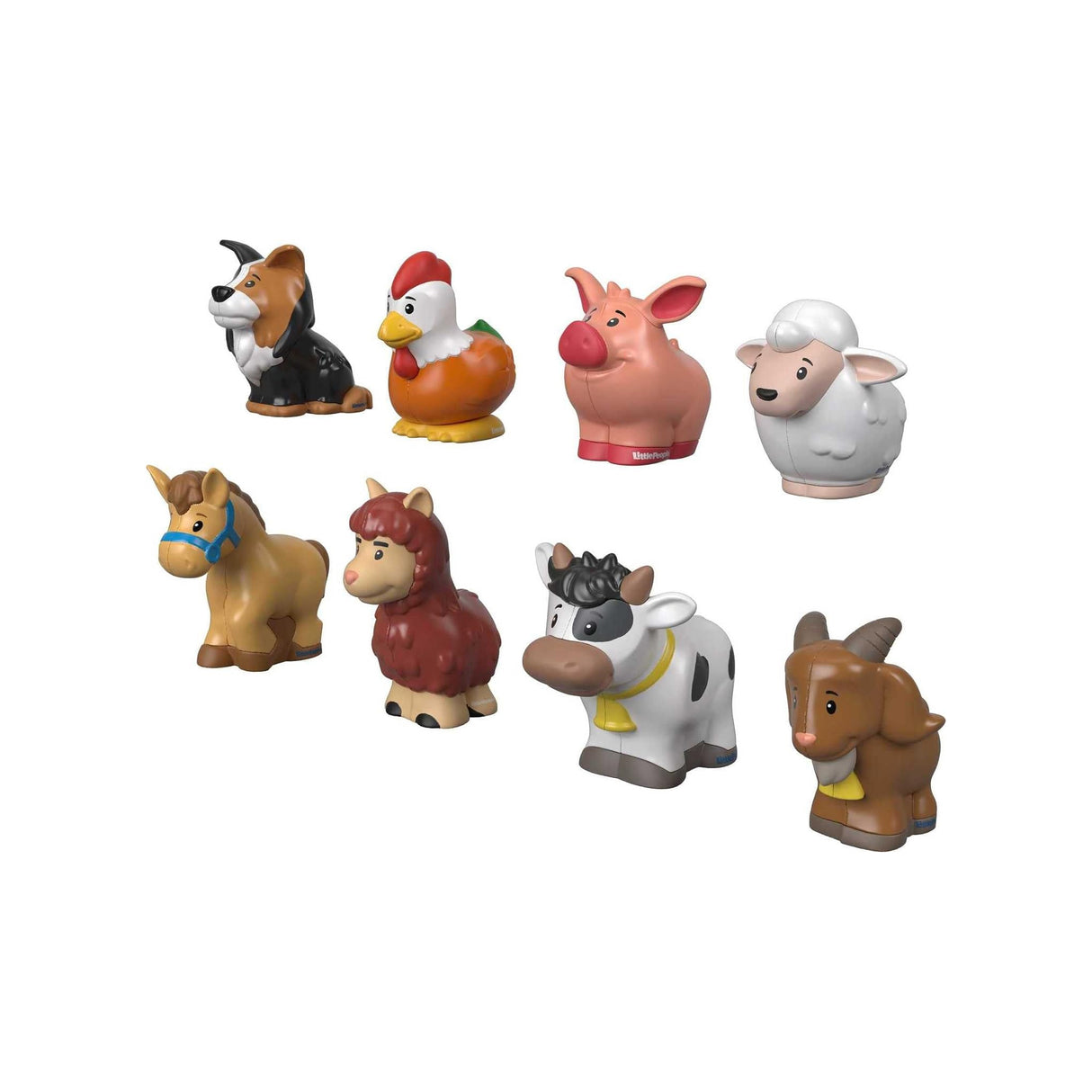 Fisher-Price Little People Farm Animal Friends 8-Piece Figure Set