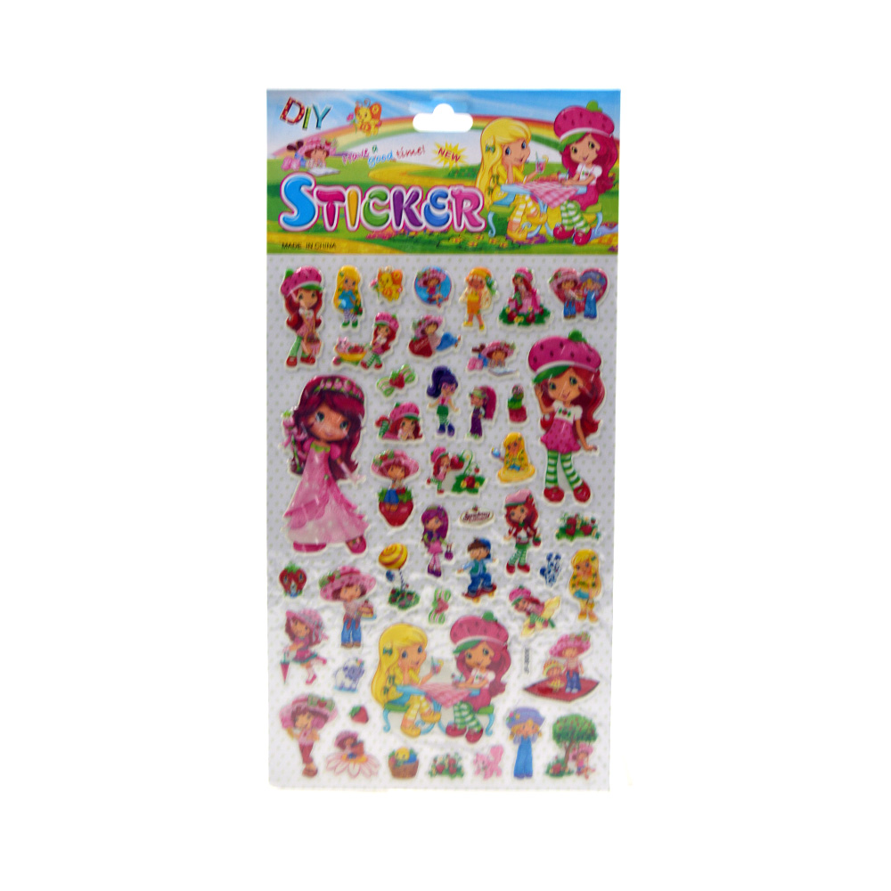 Doll Puffy Stickers