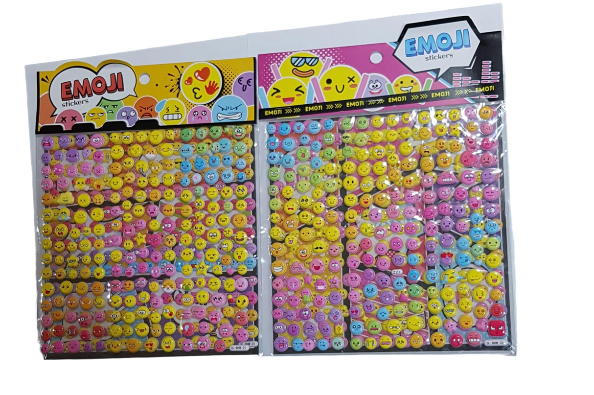 Emoji Stickers Double Sheet