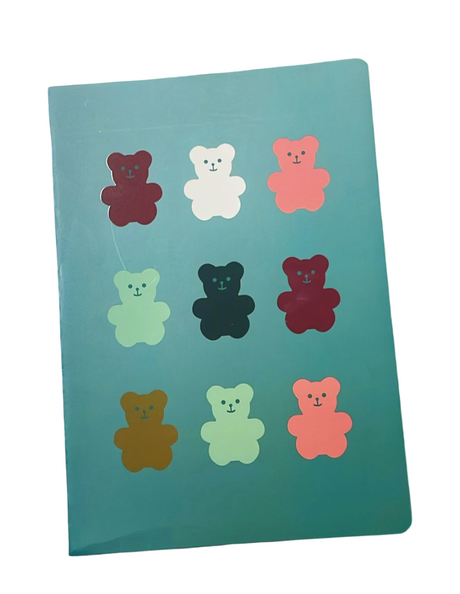 A4 Exercise Book – 48 Sheets, 90 GSM, Lined – Teddy Bear Design