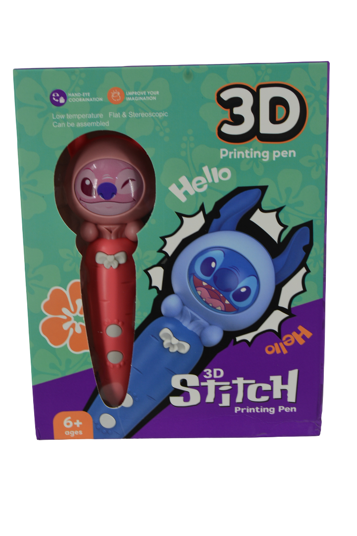 Stitch 3D Printing Pen (Assorted Designs, Sold as Single)