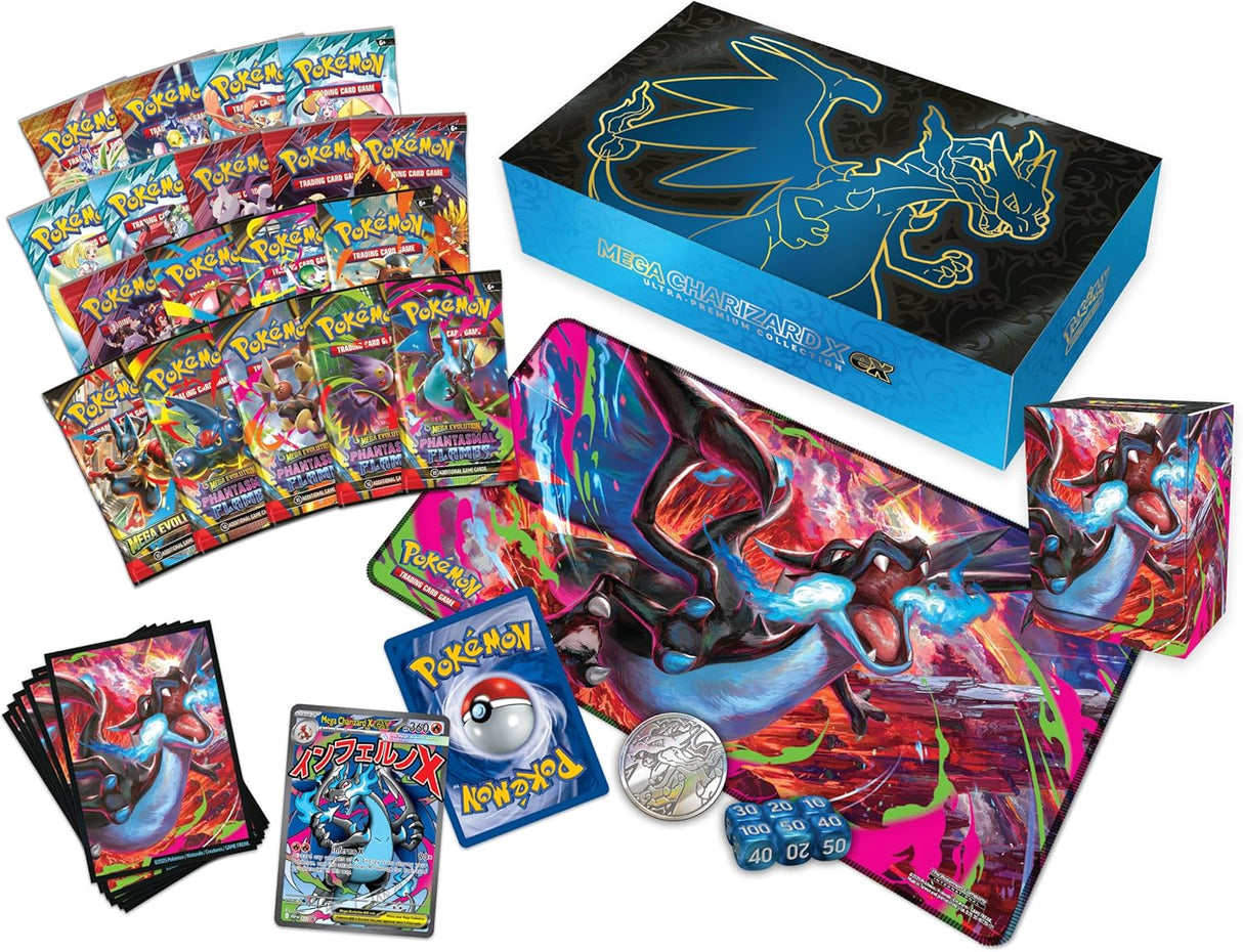 Pokemon TCG Mega Charizard X Ex Ultra-Premium Collection