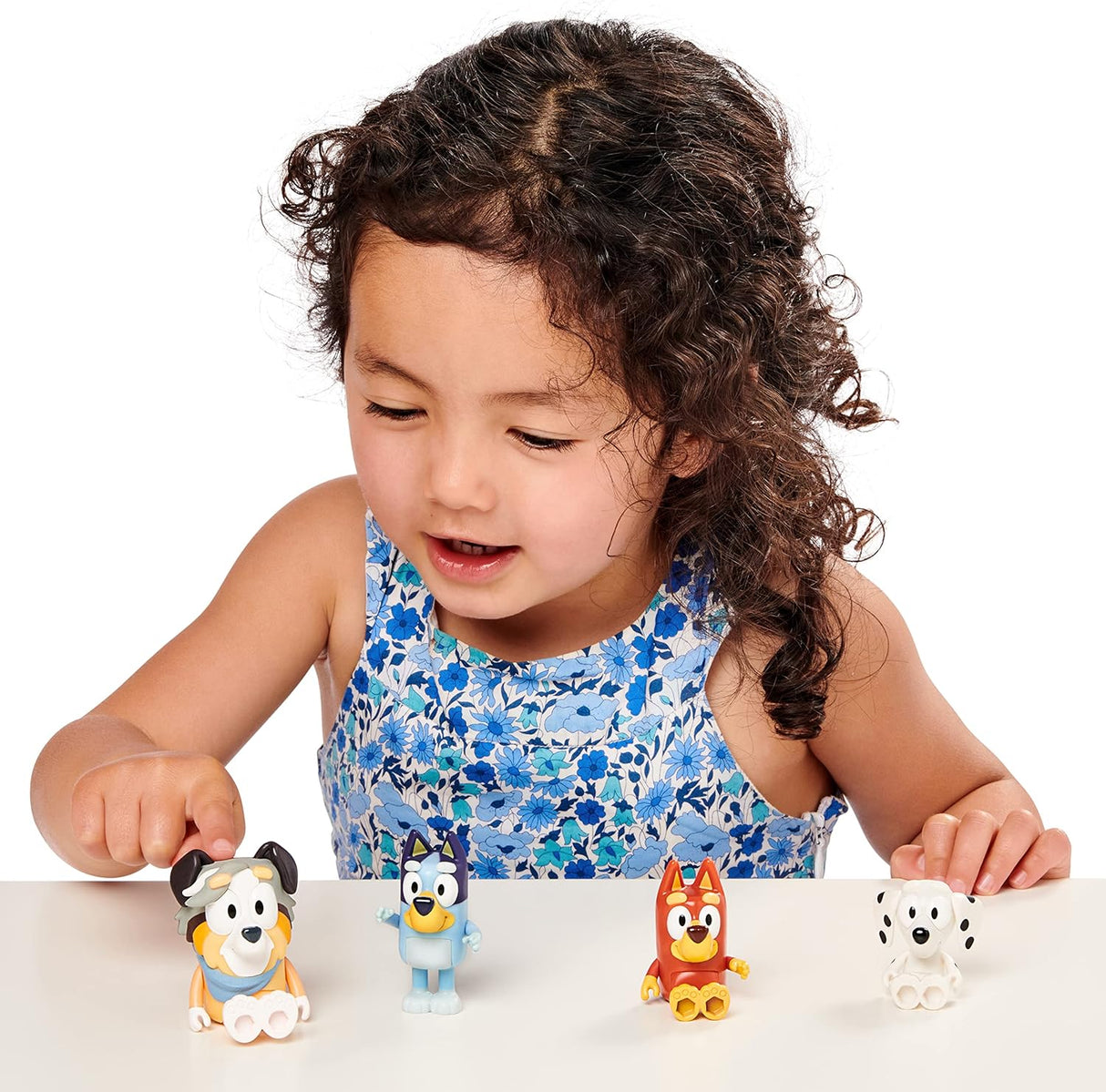 Bluey School Pack (4 Pack of 2.5-3" Poseable Figures)
