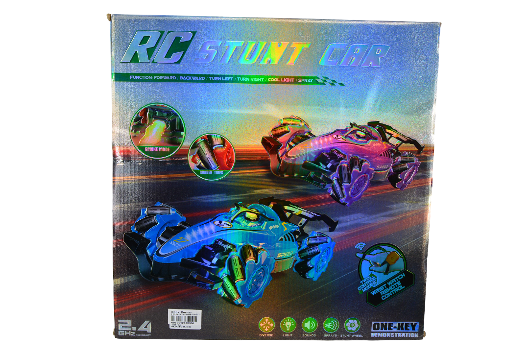 F1 Hand Controlled Gesture RC Car with Light and Spray – 360°