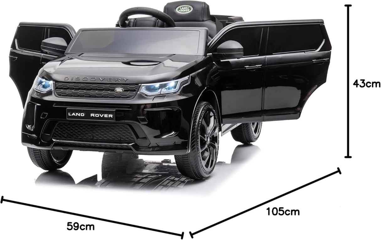 Land Rover Discovery Kids Electric Ride On Car – Black