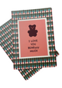 A4 Exercise Book – 48 Sheets, 90 GSM, Lined – Teddy Bear Design