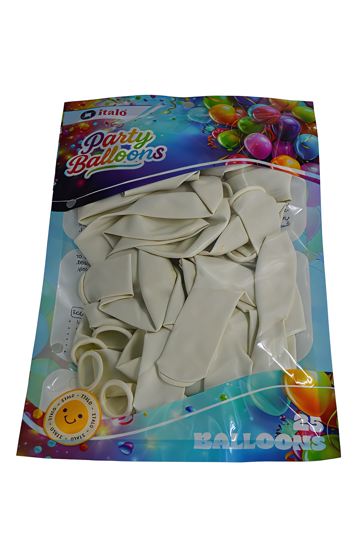 Party Balloons White 25 Pcs