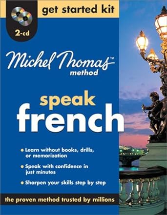 Book cover image of Michel Thomas Method™ French Get Started Kit, 2-CD Program (Michel Thomas Series)