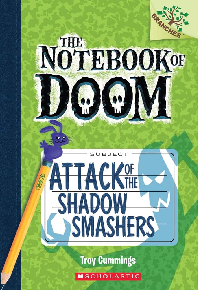 Book cover image of Attack of the Shadow Smashers: A Branches Book (The Notebook of Doom #3) (3)