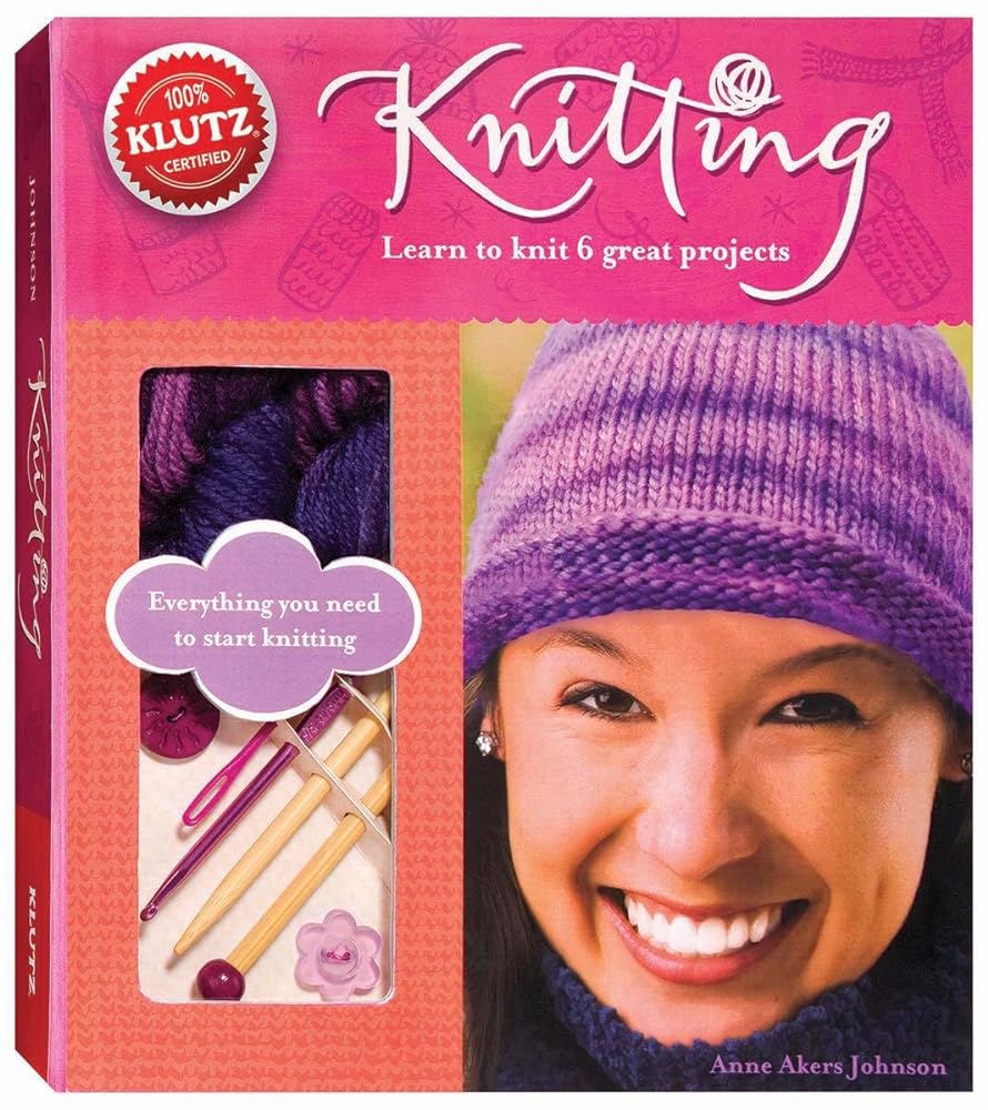 Book cover image of Klutz Knitting Book Kit