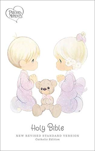 NRSVCE, Precious Moments Bible, White, Leathersoft, Comfort Print: Holy Bible