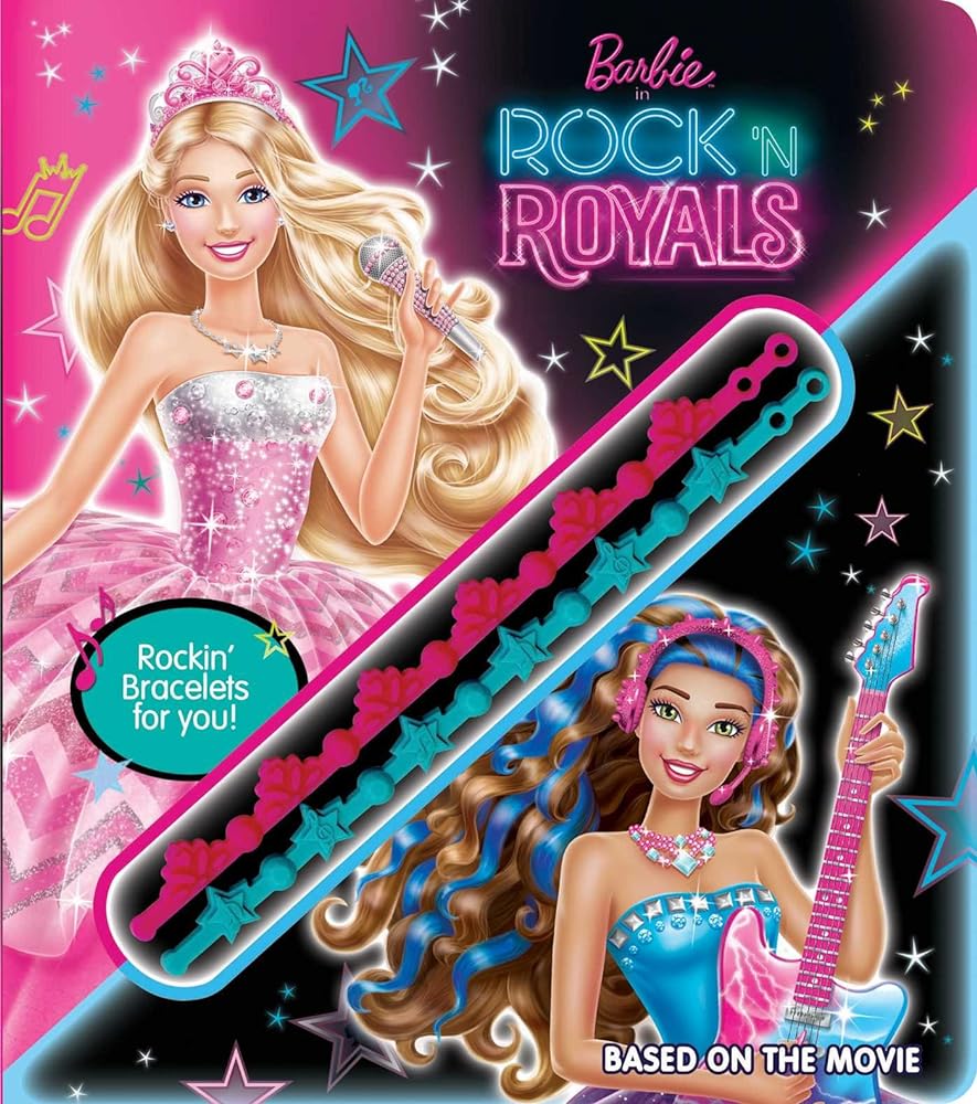 Book cover image of Barbie in Rock 'n Royals: Storybook with Bracelet (1) (BOOK AND JEWELRY)
