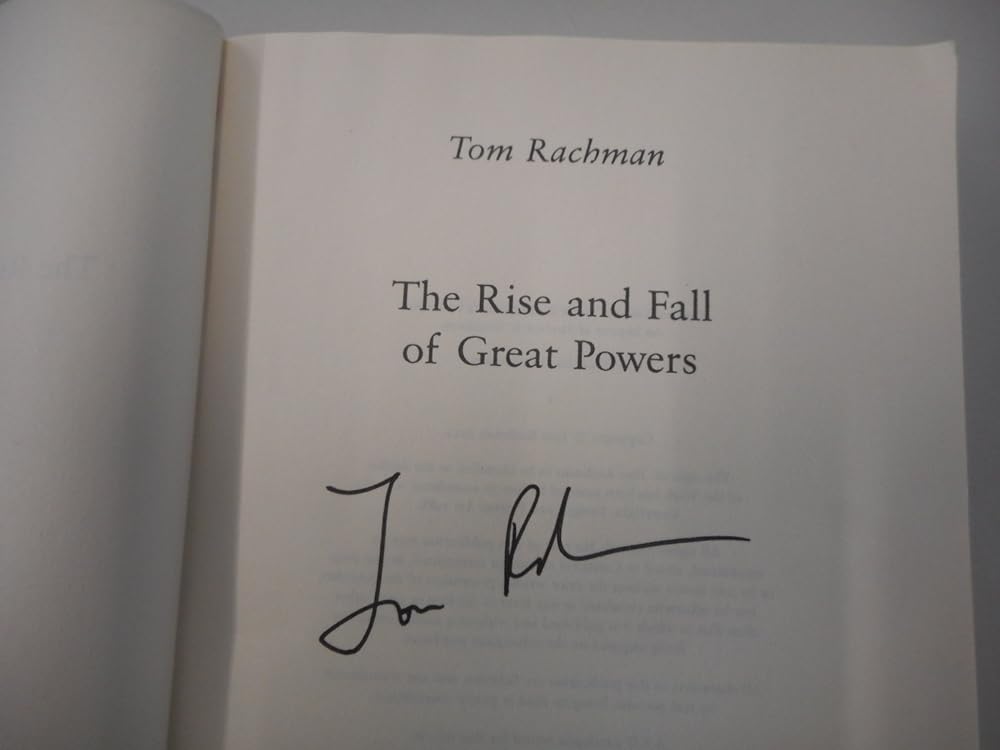 Book cover image of Rise and fall of great powers