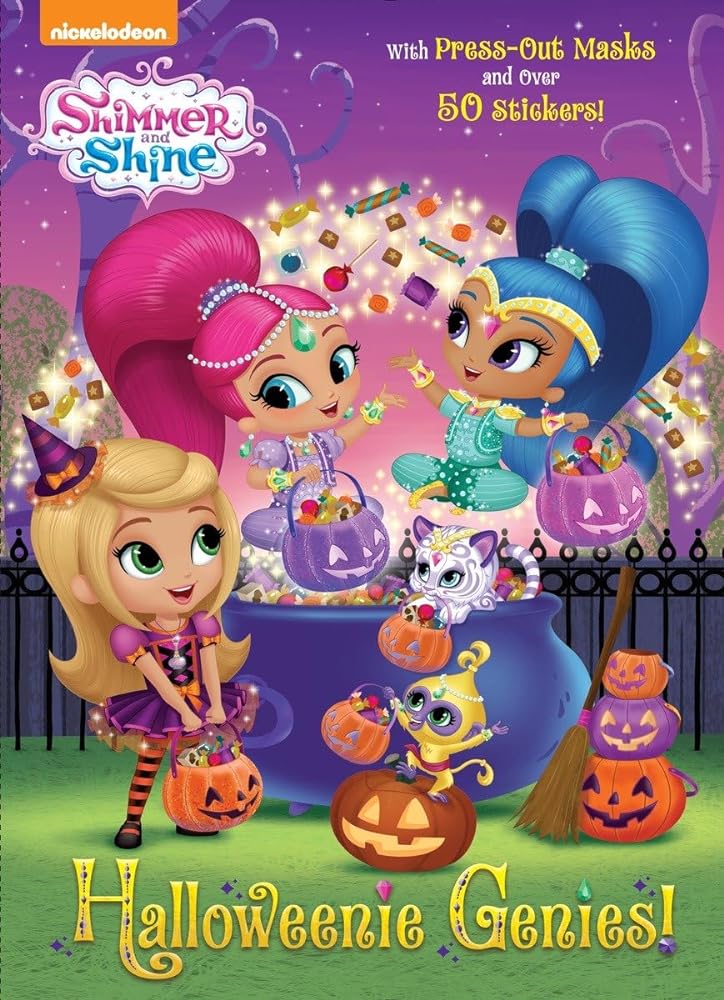 Book cover image of Halloweenie Genies! (Shimmer and Shine)