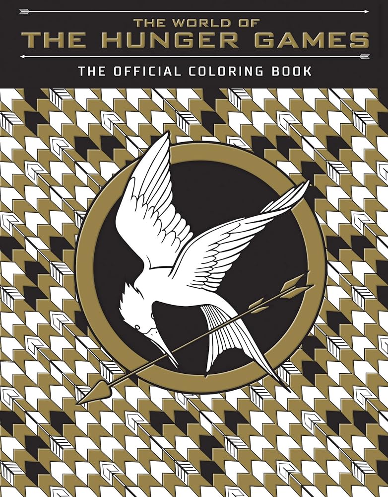 Book cover image of The World of the Hunger Games: The Official Coloring Book