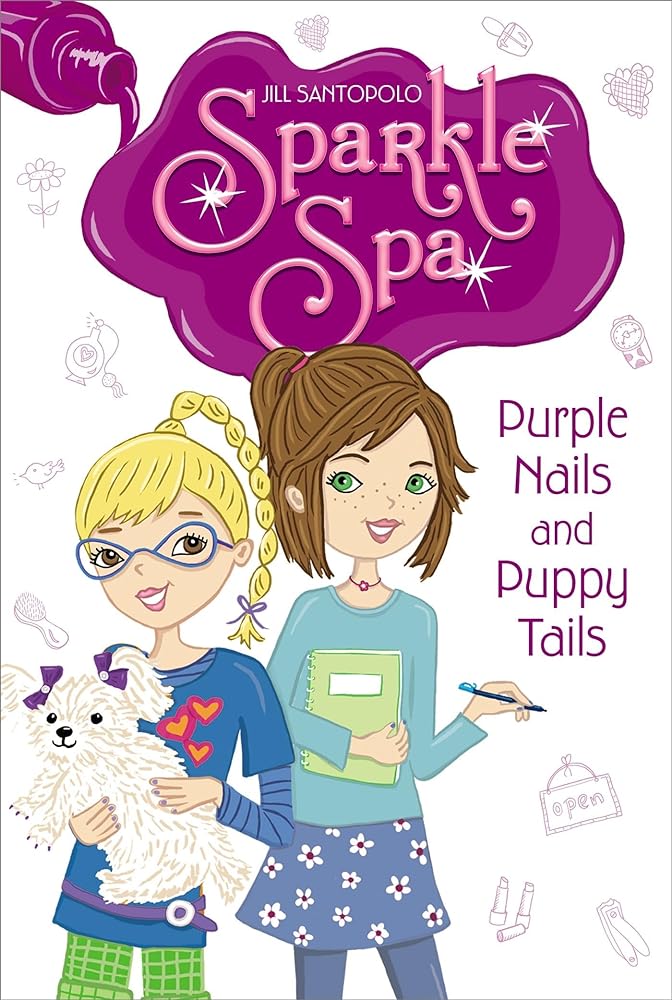 Book cover image of Purple Nails and Puppy Tails (2) (Sparkle Spa)