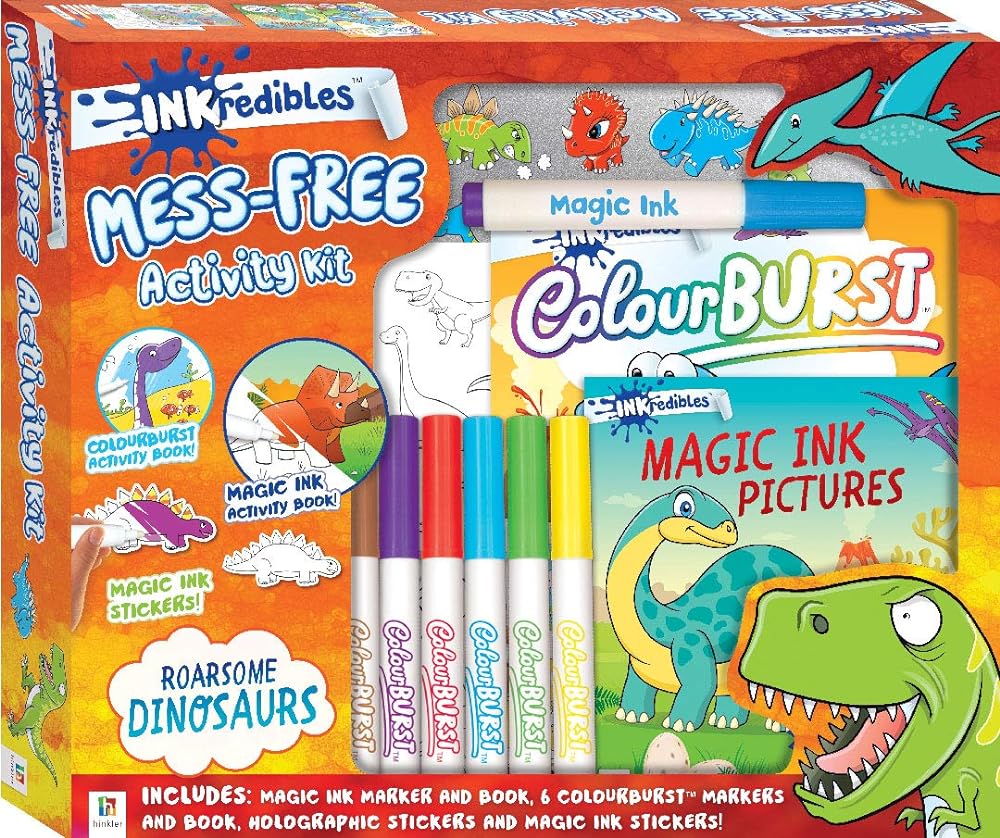 Book cover image Inkredibles Activity Kit: Dinosaurs