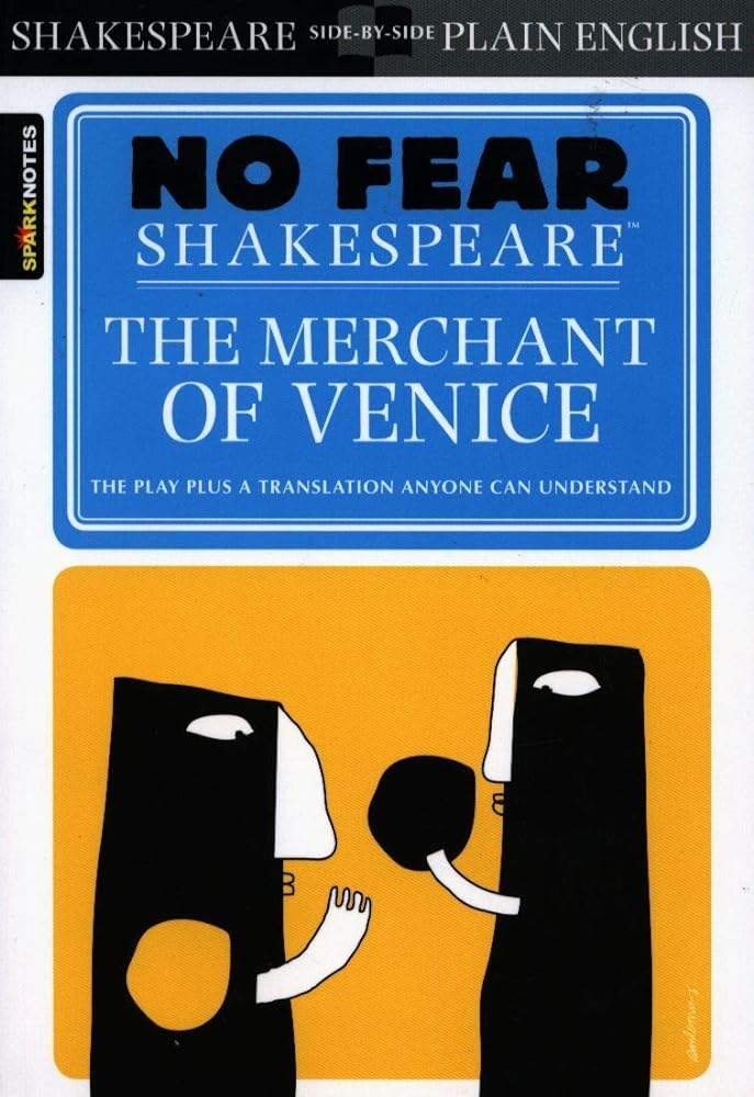Book cover image of The Merchant of Venice (SparkNotes No Fear Shakespeare) (Volume 10)