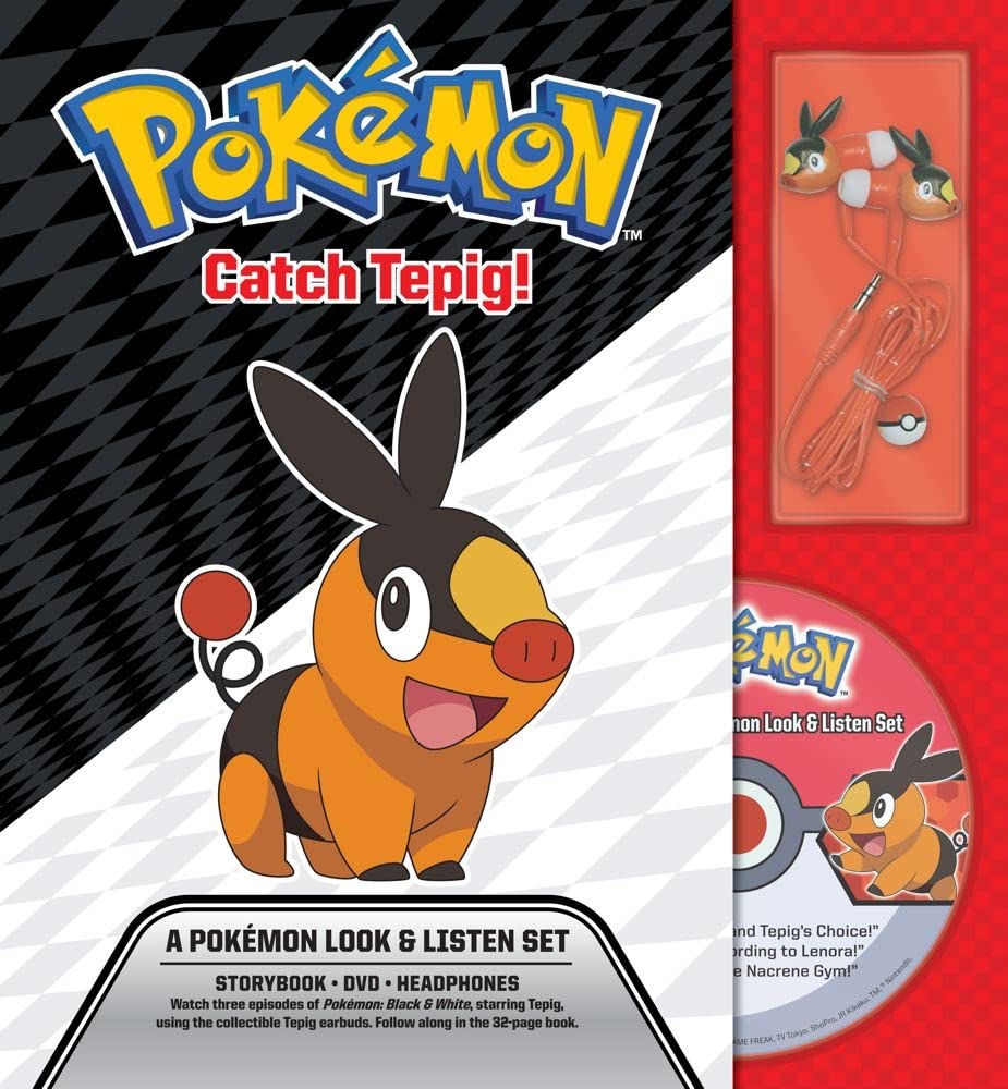 Book cover image of Catch Tepig! A Pokémon Look & Listen Set (Pokemon Pikachu Press)